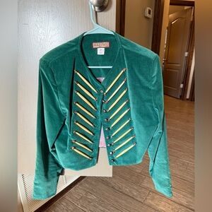Vintage Double D Ranchwear green crop jacket size M